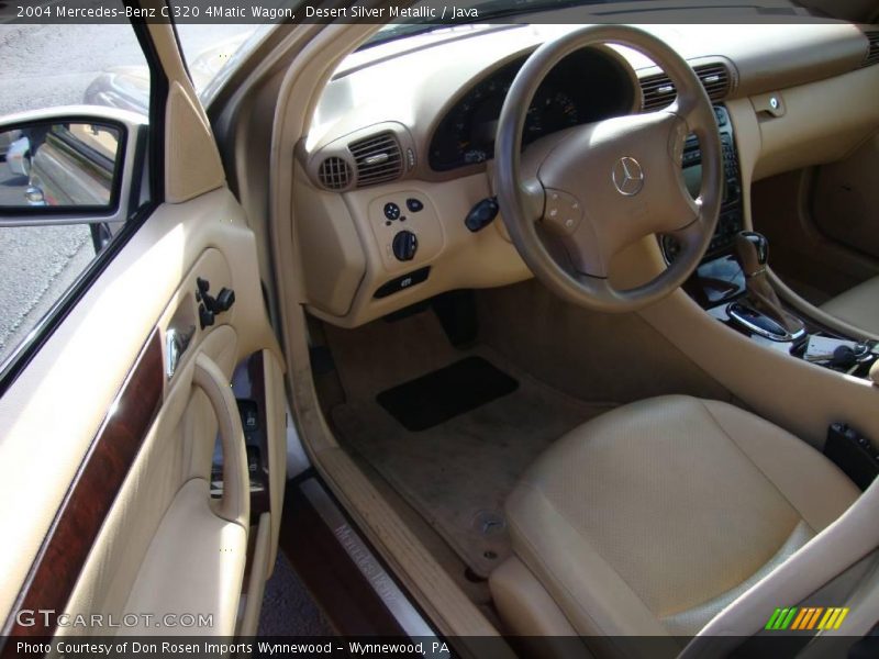 Desert Silver Metallic / Java 2004 Mercedes-Benz C 320 4Matic Wagon