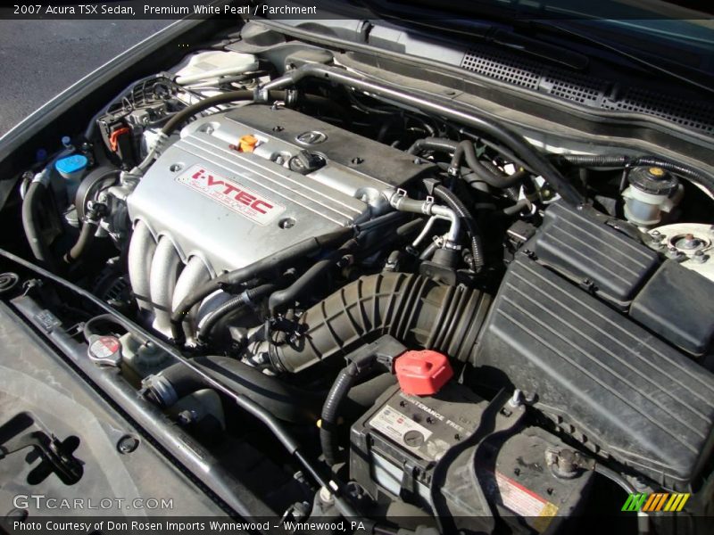 Premium White Pearl / Parchment 2007 Acura TSX Sedan