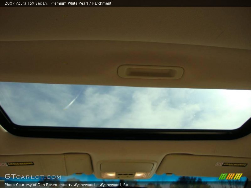 Premium White Pearl / Parchment 2007 Acura TSX Sedan