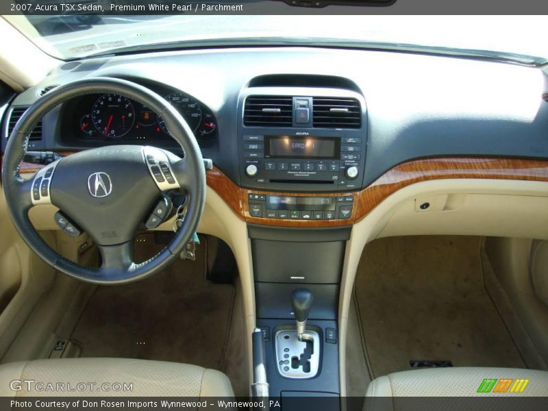 Premium White Pearl / Parchment 2007 Acura TSX Sedan
