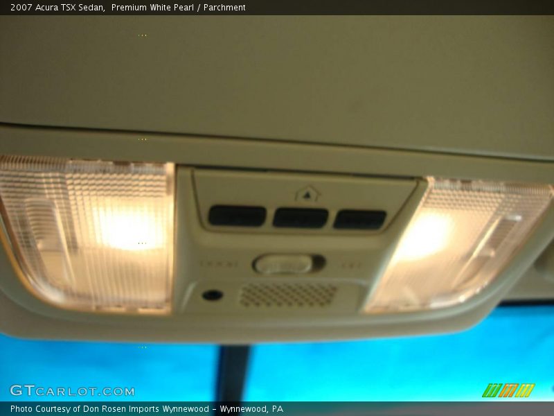 Premium White Pearl / Parchment 2007 Acura TSX Sedan