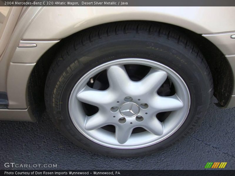 Desert Silver Metallic / Java 2004 Mercedes-Benz C 320 4Matic Wagon