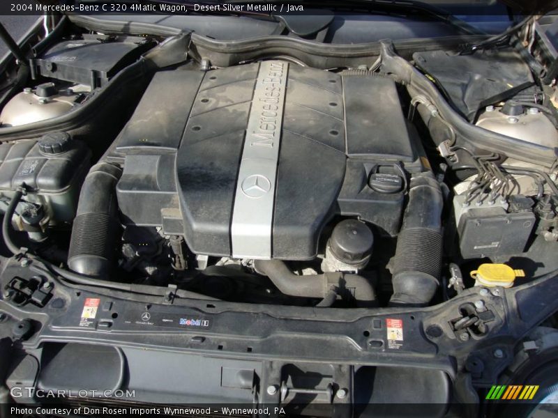 Desert Silver Metallic / Java 2004 Mercedes-Benz C 320 4Matic Wagon
