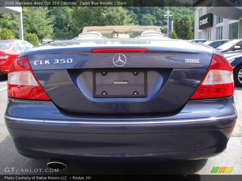 Cadet Blue Metallic / Stone 2006 Mercedes-Benz CLK 350 Cabriolet
