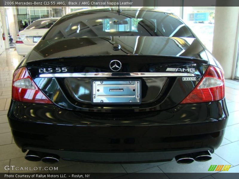 Black / AMG Charcoal Nappa Leather 2006 Mercedes-Benz CLS 55 AMG