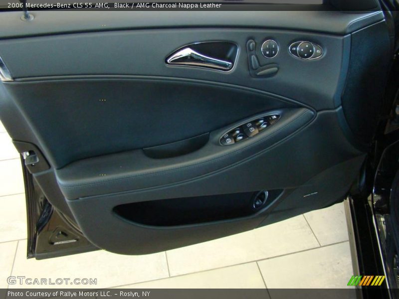 Black / AMG Charcoal Nappa Leather 2006 Mercedes-Benz CLS 55 AMG