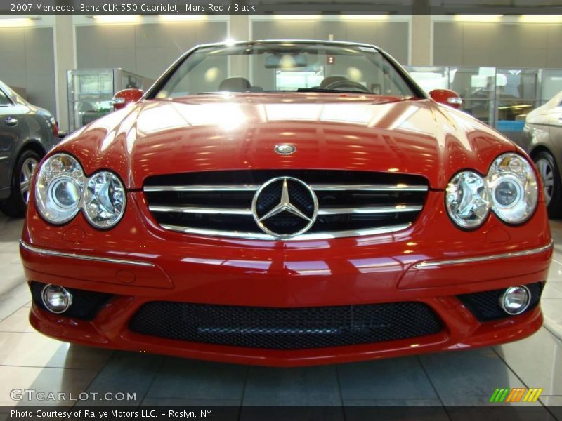 Mars Red / Black 2007 Mercedes-Benz CLK 550 Cabriolet