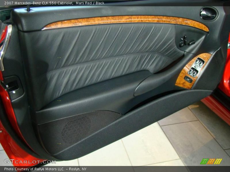 Mars Red / Black 2007 Mercedes-Benz CLK 550 Cabriolet