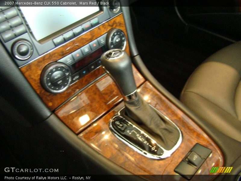 Mars Red / Black 2007 Mercedes-Benz CLK 550 Cabriolet
