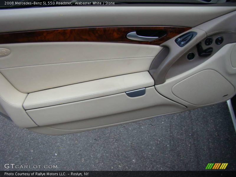 Alabaster White / Stone 2008 Mercedes-Benz SL 550 Roadster
