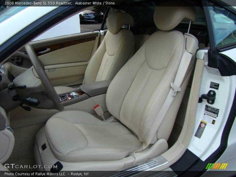 Alabaster White / Stone 2008 Mercedes-Benz SL 550 Roadster