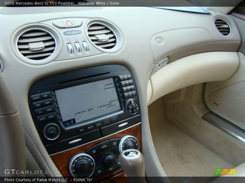 Alabaster White / Stone 2008 Mercedes-Benz SL 550 Roadster
