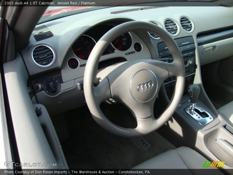 Amulet Red / Platinum 2003 Audi A4 1.8T Cabriolet