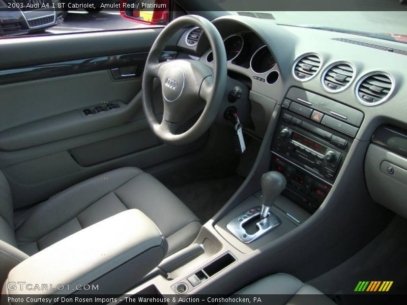 Amulet Red / Platinum 2003 Audi A4 1.8T Cabriolet