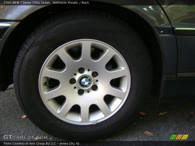 Anthracite Metallic / Black 2000 BMW 7 Series 740iL Sedan