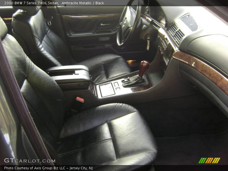 Anthracite Metallic / Black 2000 BMW 7 Series 740iL Sedan