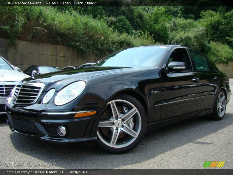 Black / Black 2009 Mercedes-Benz E 63 AMG Sedan