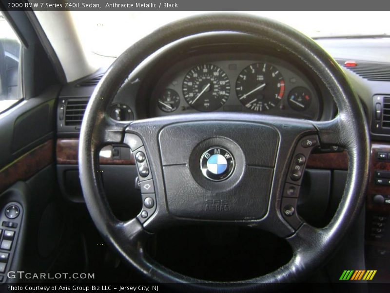 Anthracite Metallic / Black 2000 BMW 7 Series 740iL Sedan