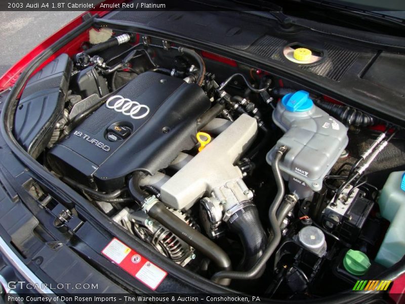 Amulet Red / Platinum 2003 Audi A4 1.8T Cabriolet