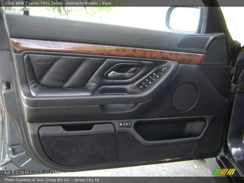 Anthracite Metallic / Black 2000 BMW 7 Series 740iL Sedan