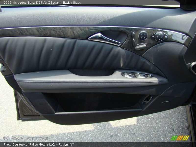 Black / Black 2009 Mercedes-Benz E 63 AMG Sedan