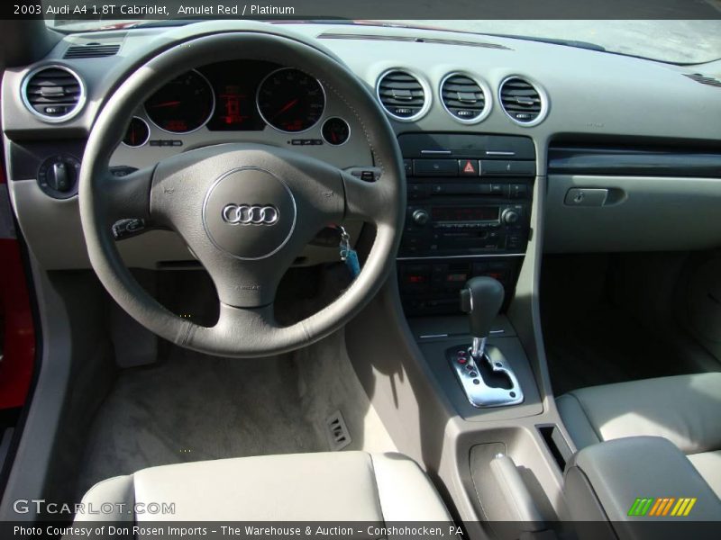 Amulet Red / Platinum 2003 Audi A4 1.8T Cabriolet