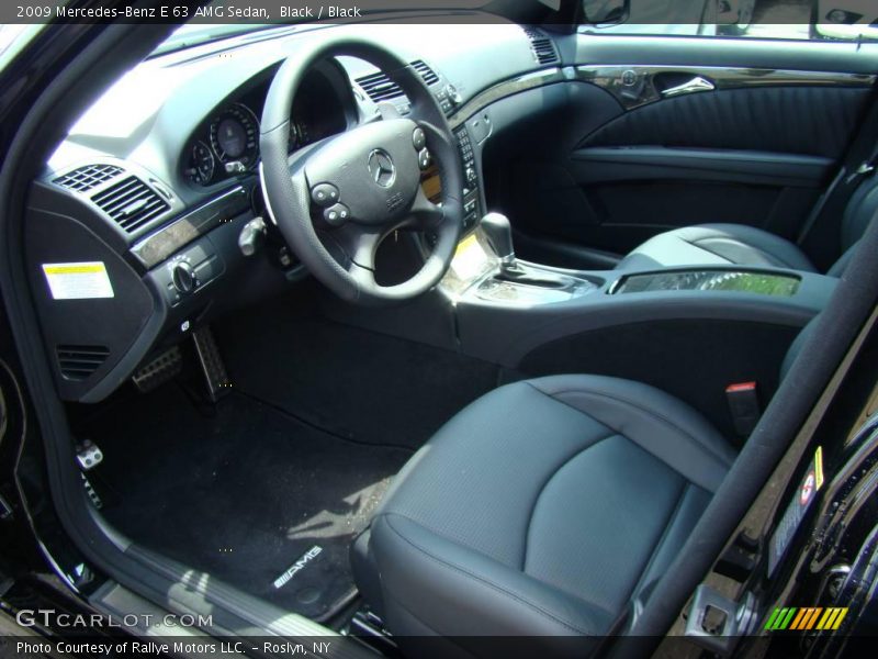 Black / Black 2009 Mercedes-Benz E 63 AMG Sedan