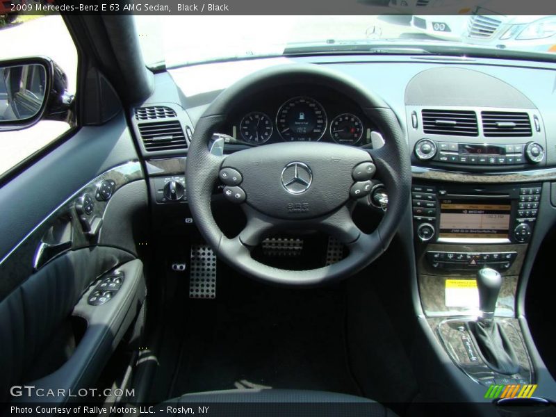 Black / Black 2009 Mercedes-Benz E 63 AMG Sedan