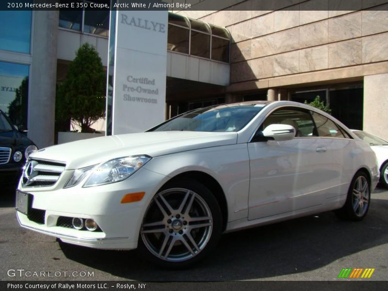 Arctic White / Almond Beige 2010 Mercedes-Benz E 350 Coupe