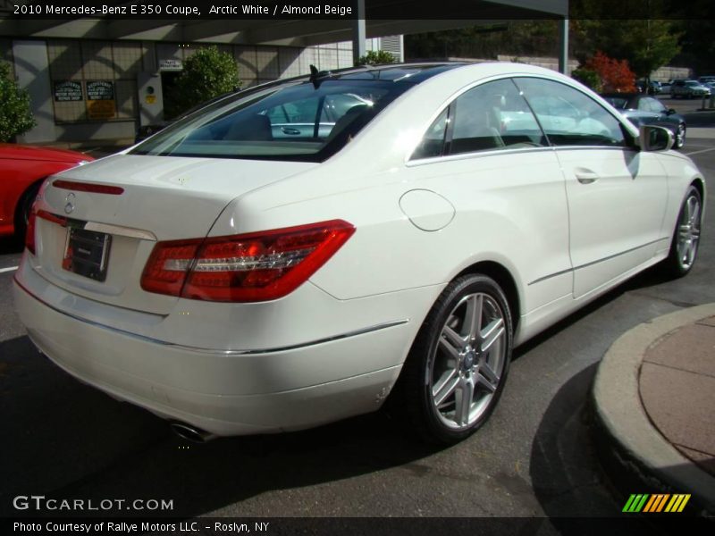 Arctic White / Almond Beige 2010 Mercedes-Benz E 350 Coupe