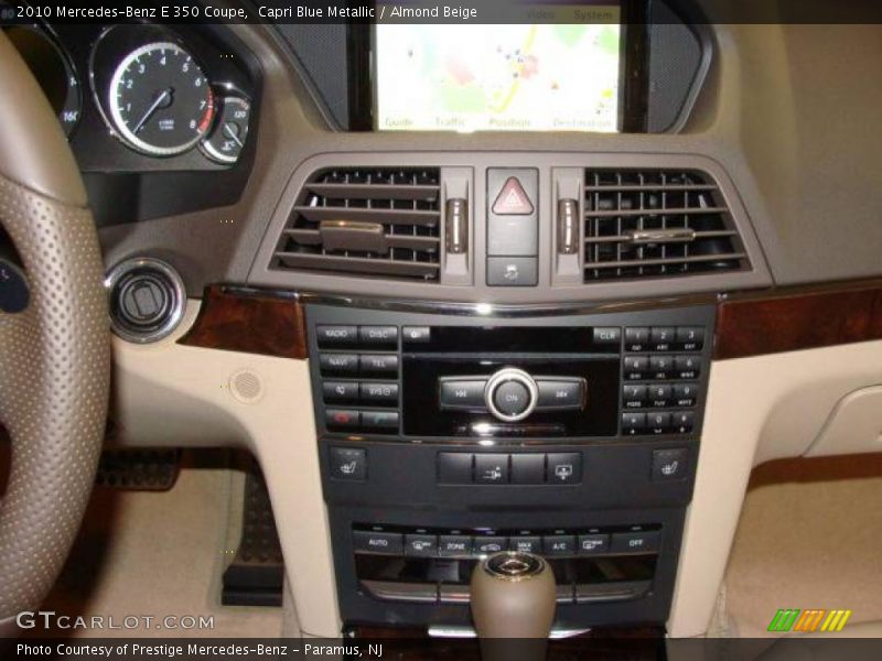 Capri Blue Metallic / Almond Beige 2010 Mercedes-Benz E 350 Coupe