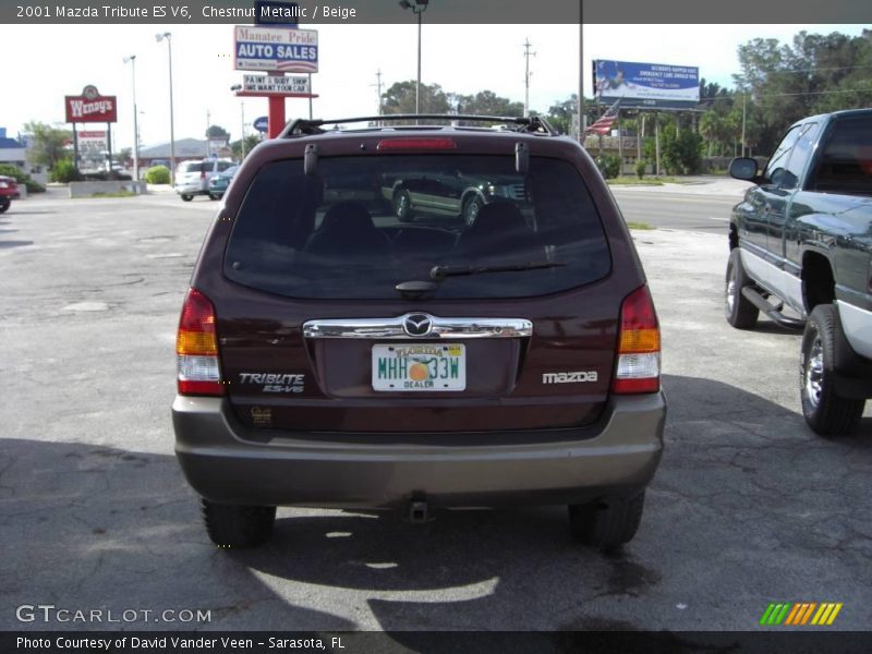 Chestnut Metallic / Beige 2001 Mazda Tribute ES V6