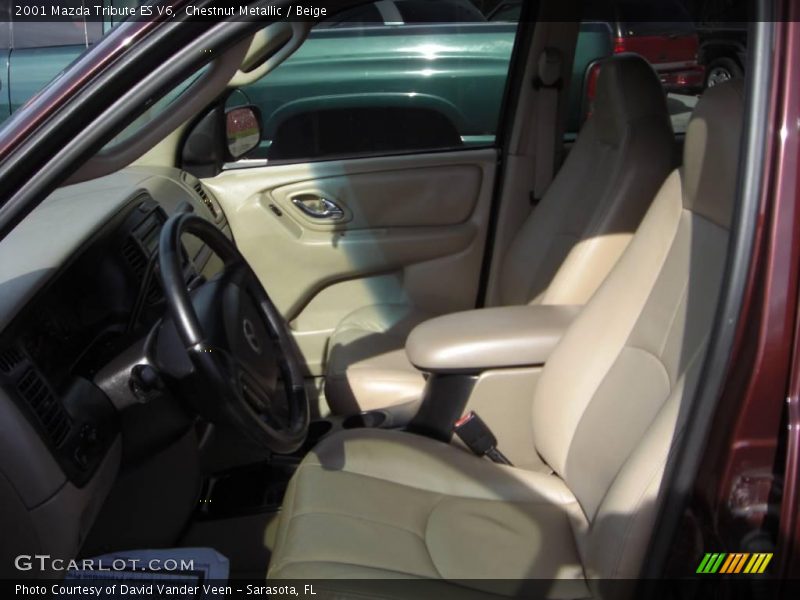 Chestnut Metallic / Beige 2001 Mazda Tribute ES V6