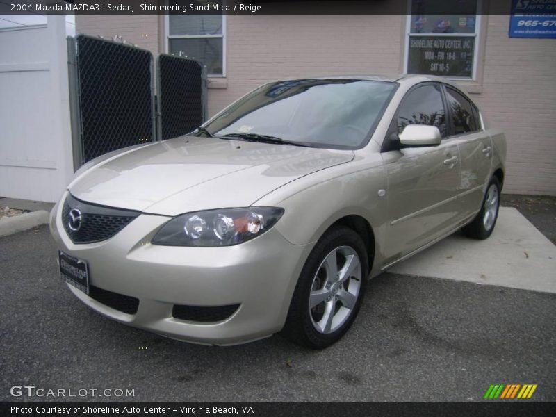 Shimmering Sand Mica / Beige 2004 Mazda MAZDA3 i Sedan