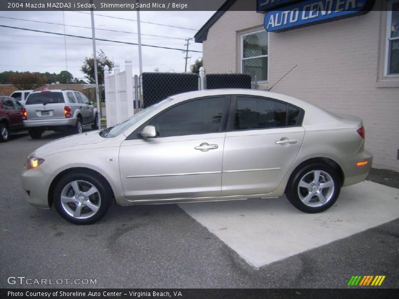 Shimmering Sand Mica / Beige 2004 Mazda MAZDA3 i Sedan