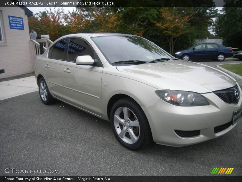 Shimmering Sand Mica / Beige 2004 Mazda MAZDA3 i Sedan