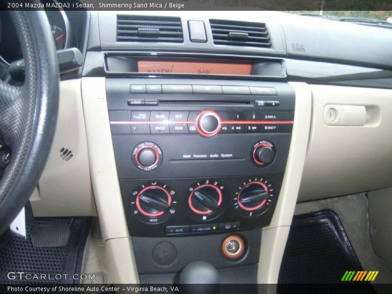 Shimmering Sand Mica / Beige 2004 Mazda MAZDA3 i Sedan