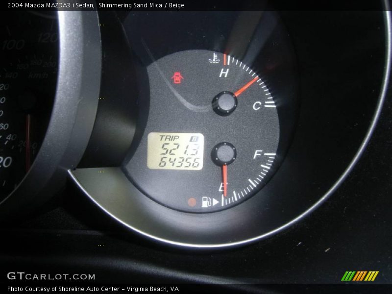 Shimmering Sand Mica / Beige 2004 Mazda MAZDA3 i Sedan