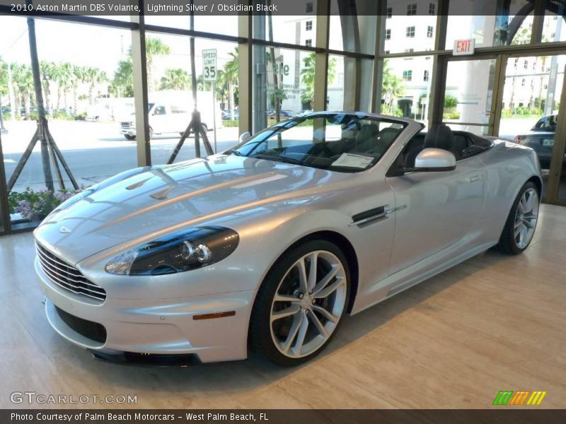Lightning Silver / Obsidian Black 2010 Aston Martin DBS Volante