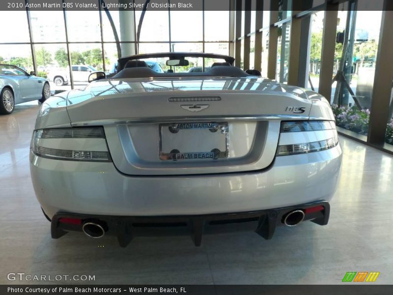 Lightning Silver / Obsidian Black 2010 Aston Martin DBS Volante