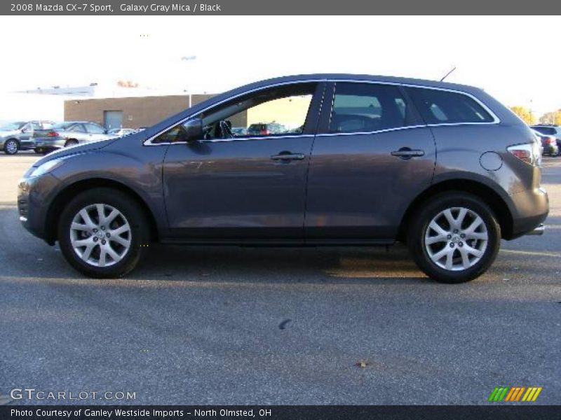 Galaxy Gray Mica / Black 2008 Mazda CX-7 Sport