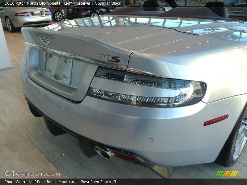 Lightning Silver / Obsidian Black 2010 Aston Martin DBS Volante