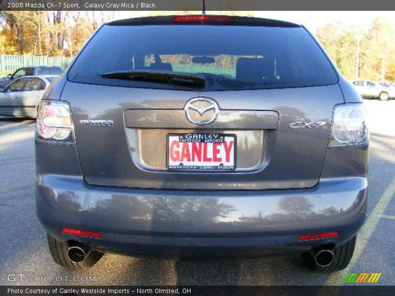 Galaxy Gray Mica / Black 2008 Mazda CX-7 Sport