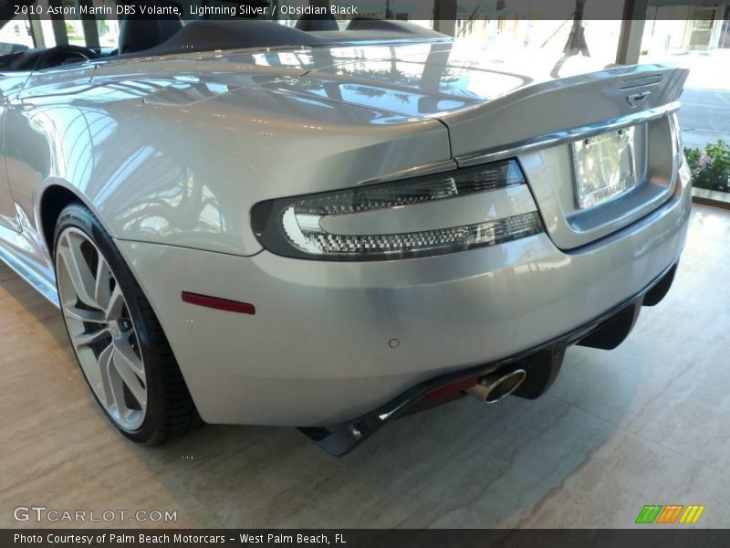 Lightning Silver / Obsidian Black 2010 Aston Martin DBS Volante