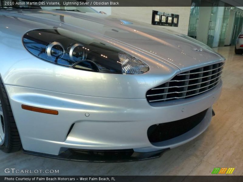 Lightning Silver / Obsidian Black 2010 Aston Martin DBS Volante