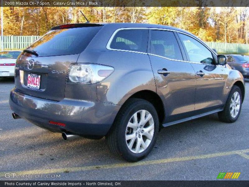 Galaxy Gray Mica / Black 2008 Mazda CX-7 Sport