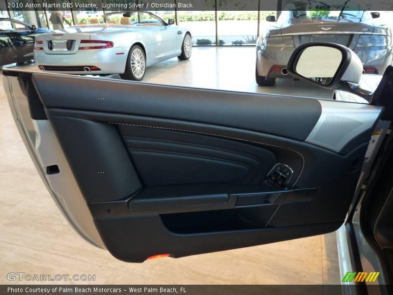Lightning Silver / Obsidian Black 2010 Aston Martin DBS Volante