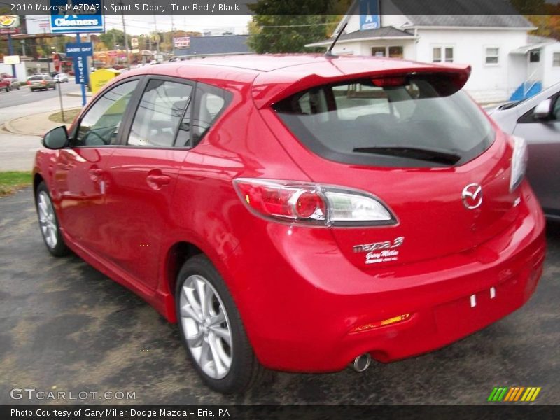 True Red / Black 2010 Mazda MAZDA3 s Sport 5 Door