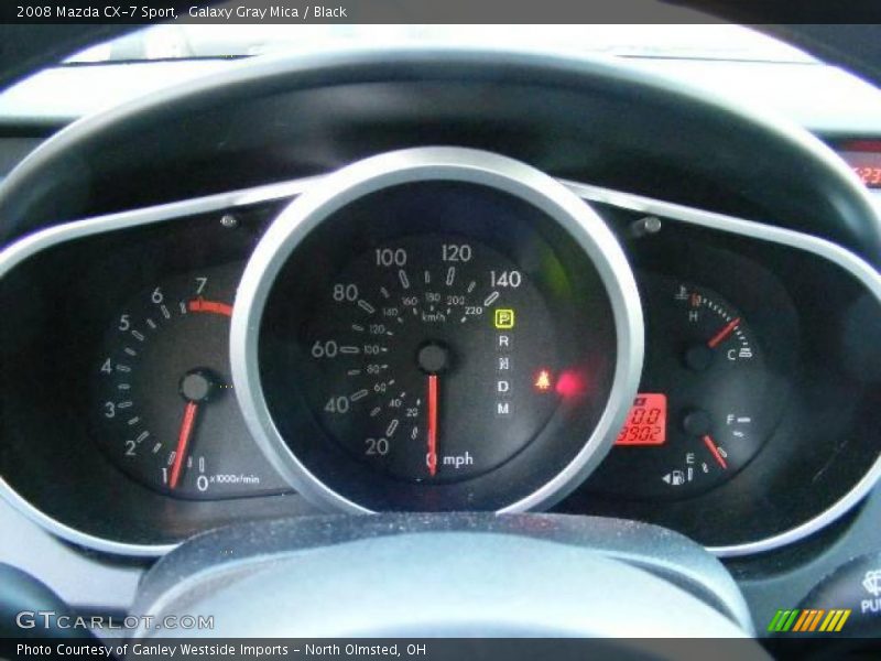 Galaxy Gray Mica / Black 2008 Mazda CX-7 Sport