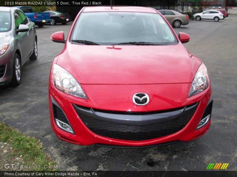 True Red / Black 2010 Mazda MAZDA3 s Sport 5 Door